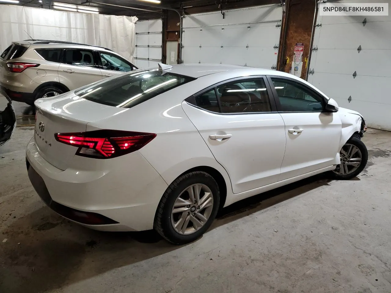 2019 Hyundai Elantra Sel VIN: 5NPD84LF8KH486581 Lot: 75681664