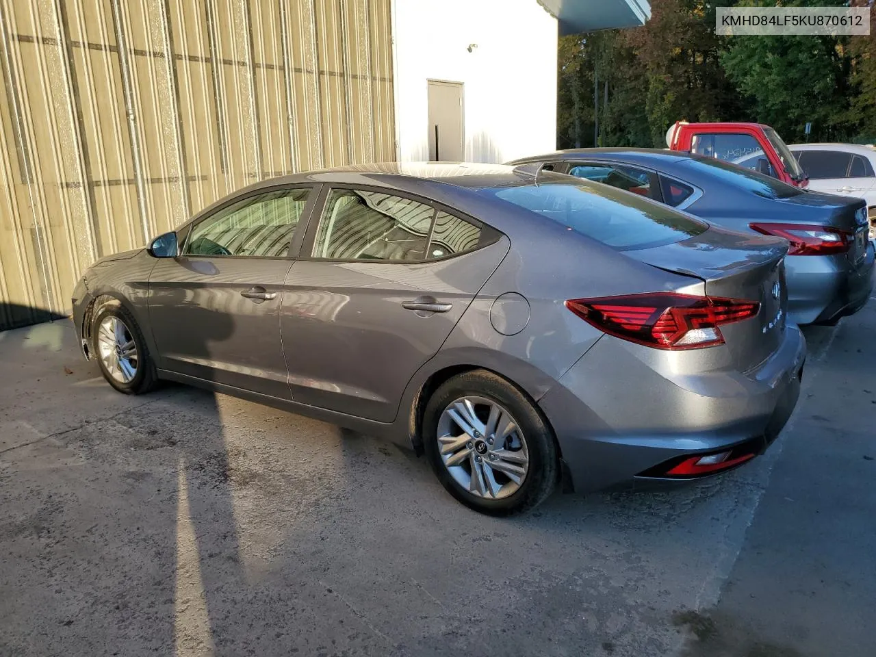 2019 Hyundai Elantra Sel VIN: KMHD84LF5KU870612 Lot: 75724564