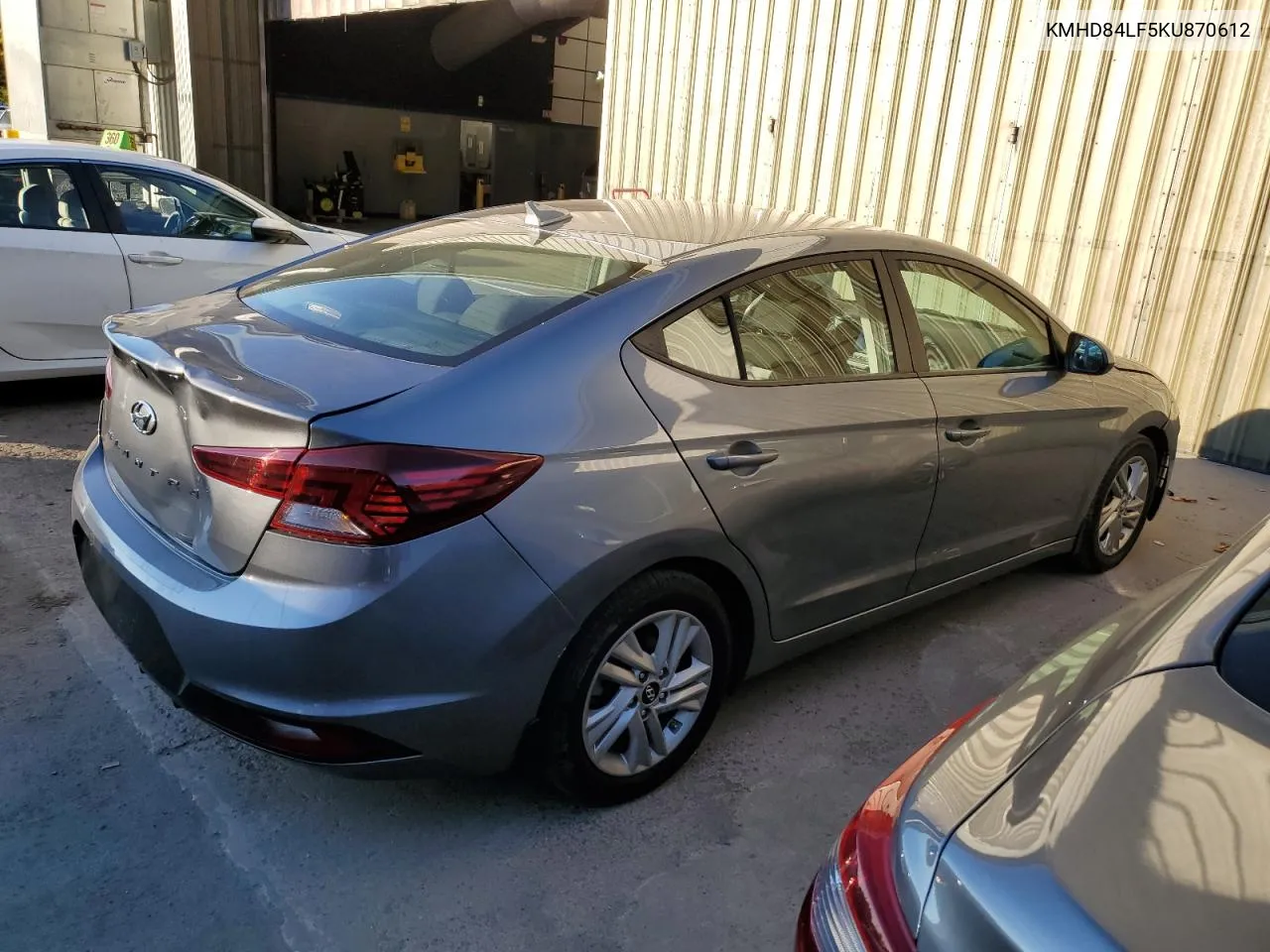 2019 Hyundai Elantra Sel VIN: KMHD84LF5KU870612 Lot: 75724564