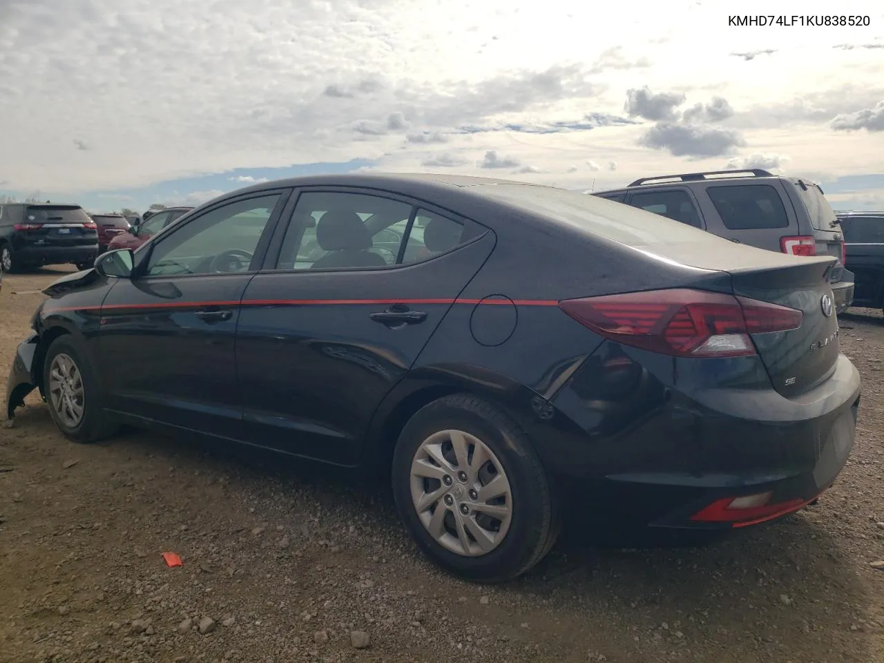 2019 Hyundai Elantra Se VIN: KMHD74LF1KU838520 Lot: 75777274