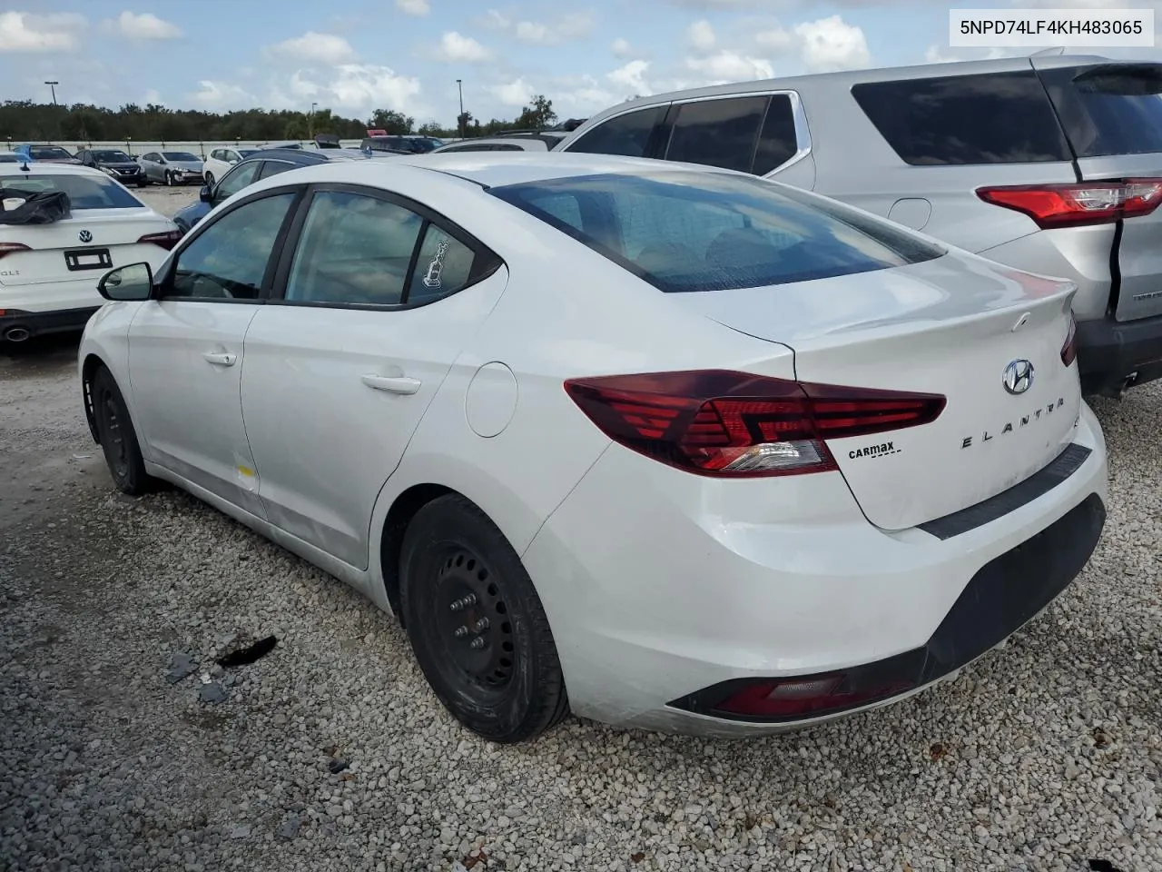 2019 Hyundai Elantra Se VIN: 5NPD74LF4KH483065 Lot: 75798264