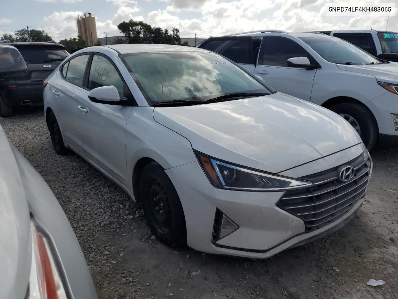 2019 Hyundai Elantra Se VIN: 5NPD74LF4KH483065 Lot: 75798264