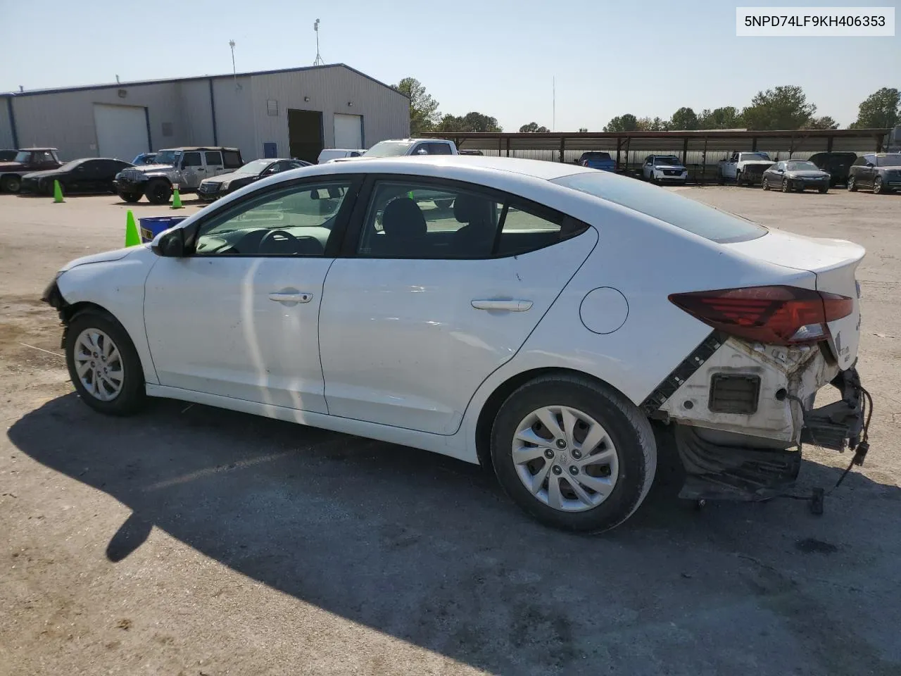 2019 Hyundai Elantra Se VIN: 5NPD74LF9KH406353 Lot: 75924914