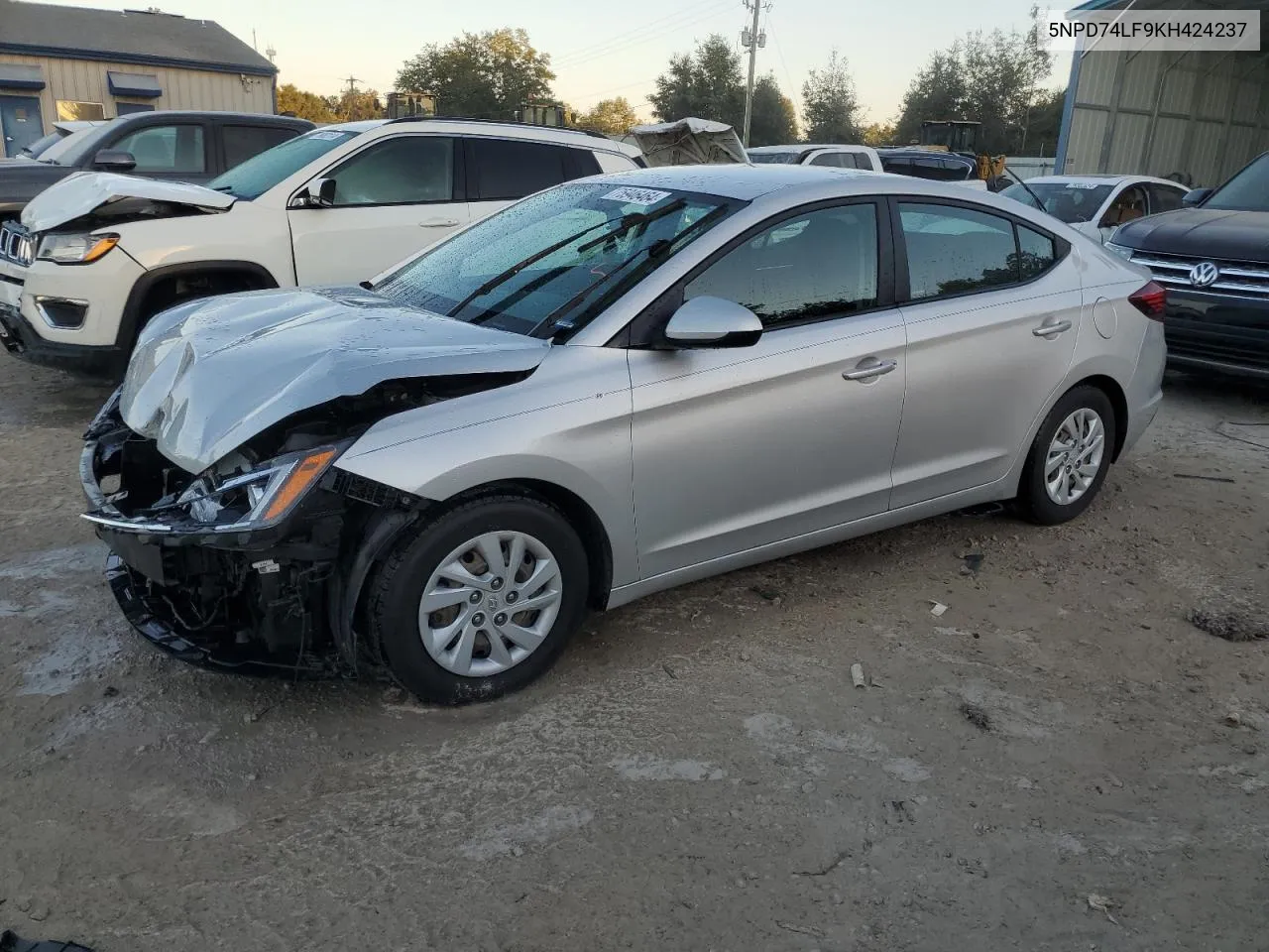 2019 Hyundai Elantra Se VIN: 5NPD74LF9KH424237 Lot: 75946464