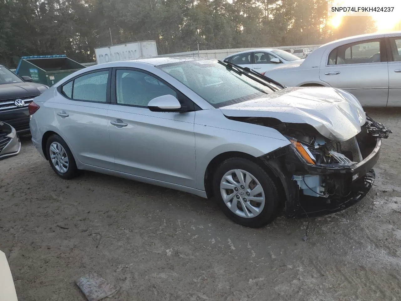 2019 Hyundai Elantra Se VIN: 5NPD74LF9KH424237 Lot: 75946464