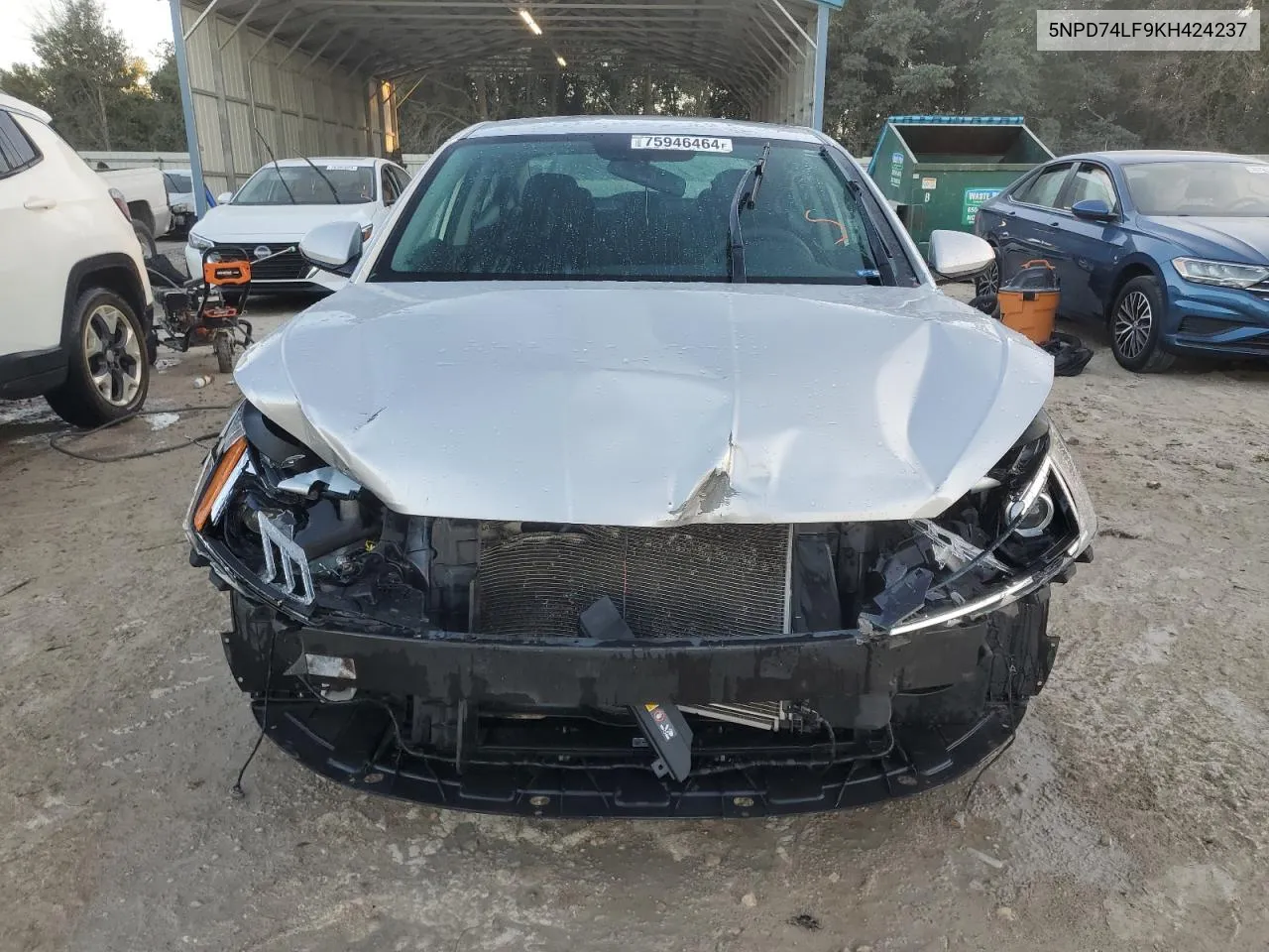 2019 Hyundai Elantra Se VIN: 5NPD74LF9KH424237 Lot: 75946464