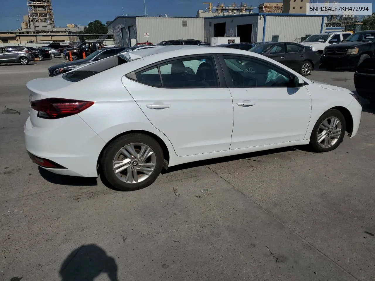 2019 Hyundai Elantra Sel VIN: 5NPD84LF7KH472994 Lot: 76087604