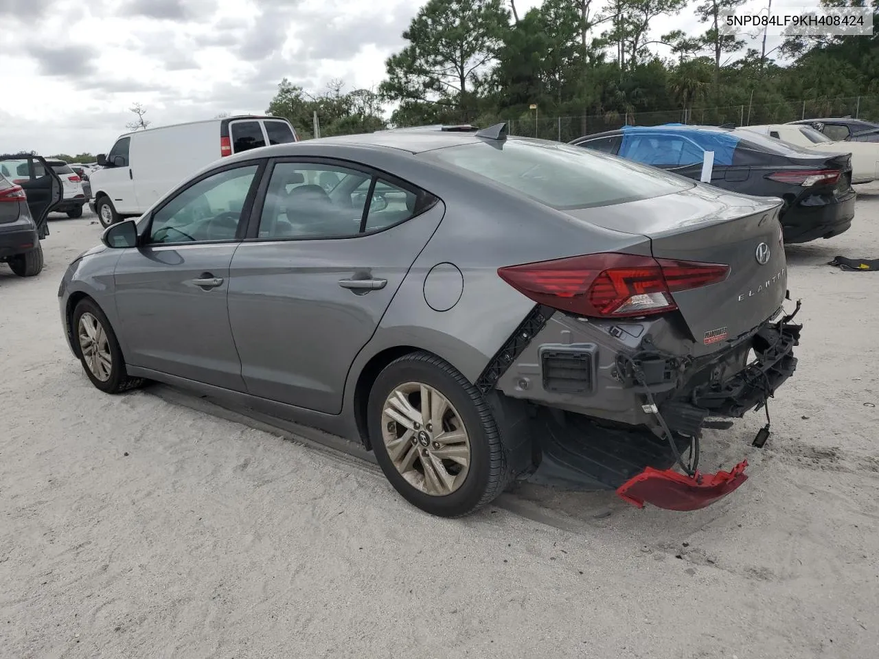 2019 Hyundai Elantra Sel VIN: 5NPD84LF9KH408424 Lot: 76188954