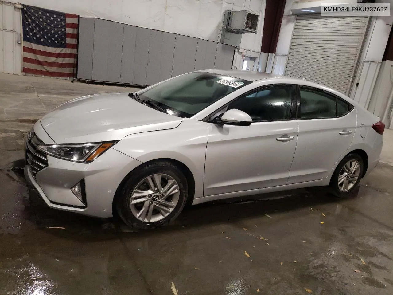 KMHD84LF9KU737657 2019 Hyundai Elantra Sel