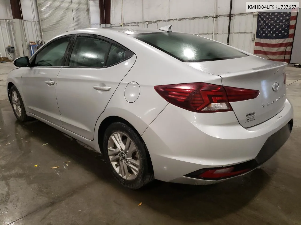 2019 Hyundai Elantra Sel VIN: KMHD84LF9KU737657 Lot: 76206504