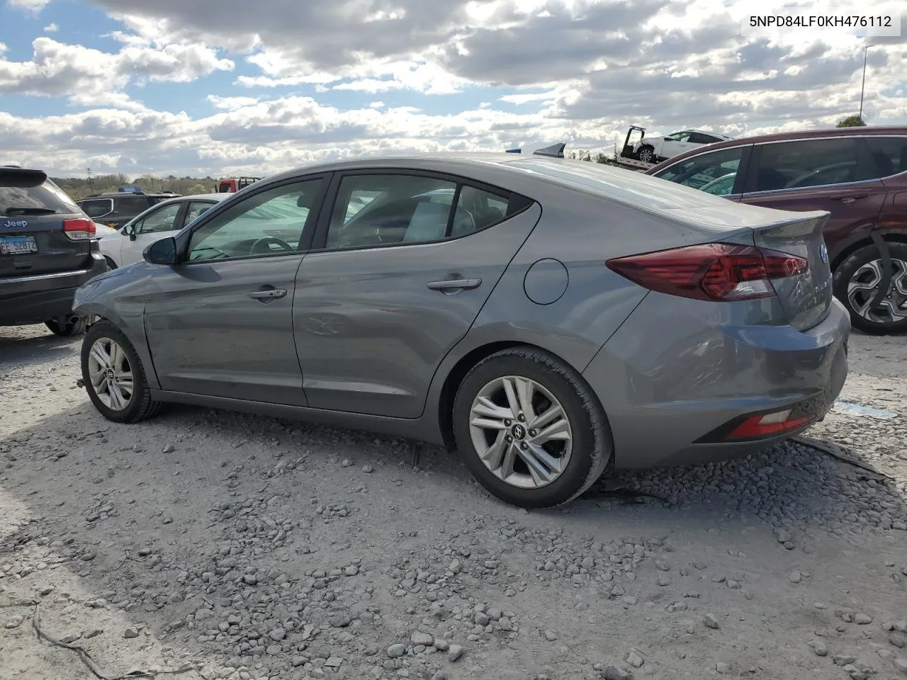 2019 Hyundai Elantra Sel VIN: 5NPD84LF0KH476112 Lot: 76310614