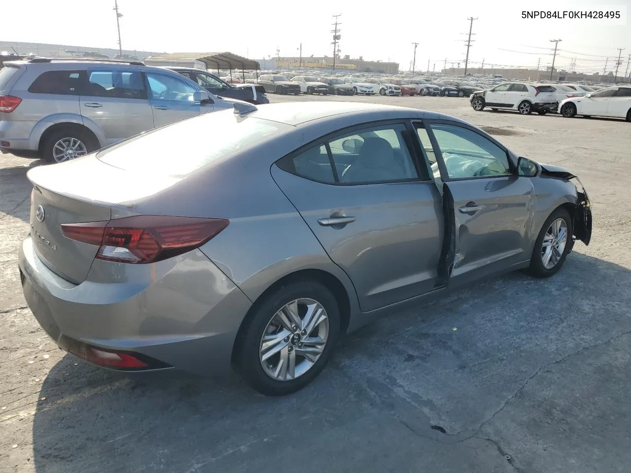 2019 Hyundai Elantra Sel VIN: 5NPD84LF0KH428495 Lot: 76333954