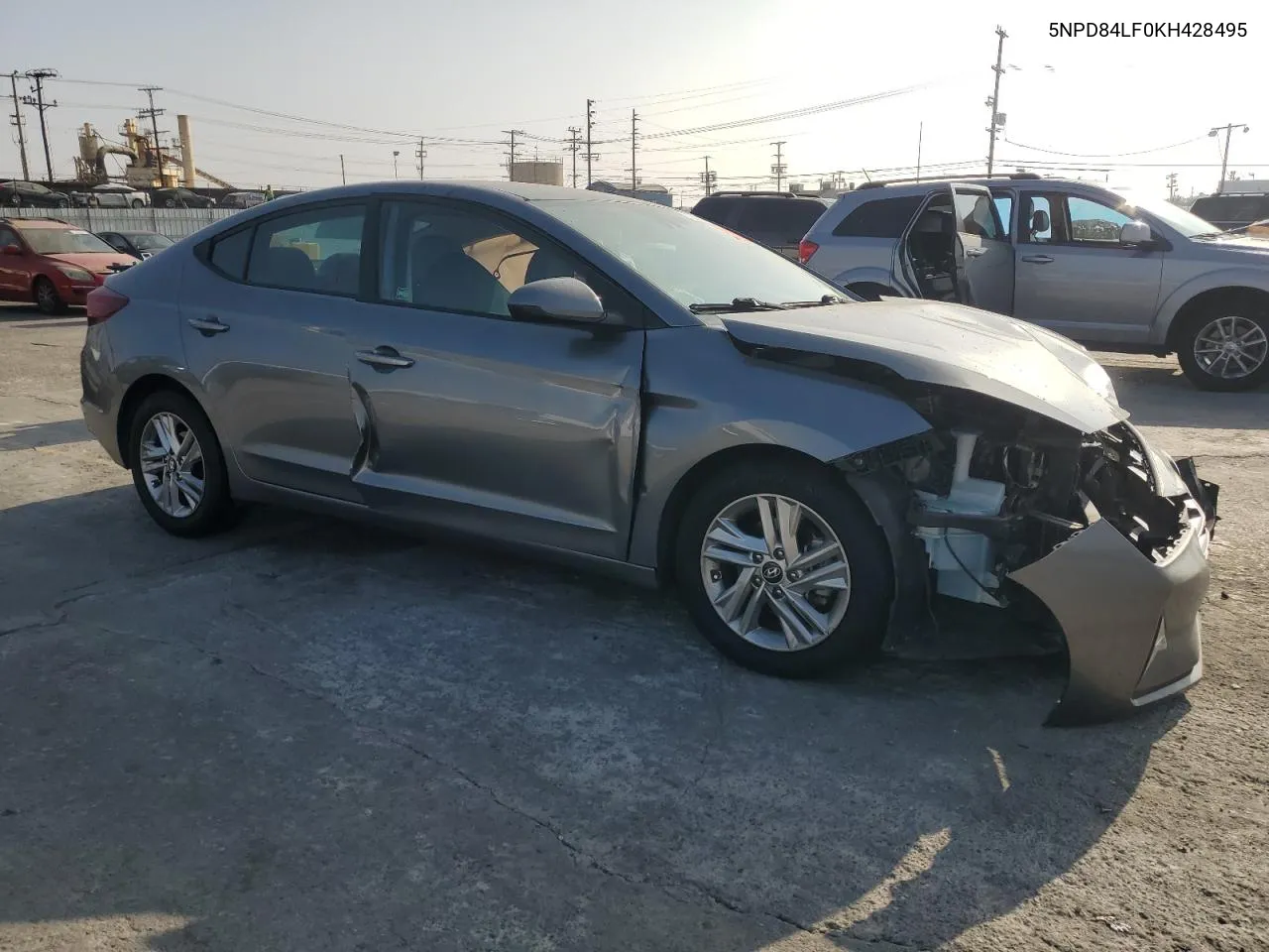 2019 Hyundai Elantra Sel VIN: 5NPD84LF0KH428495 Lot: 76333954