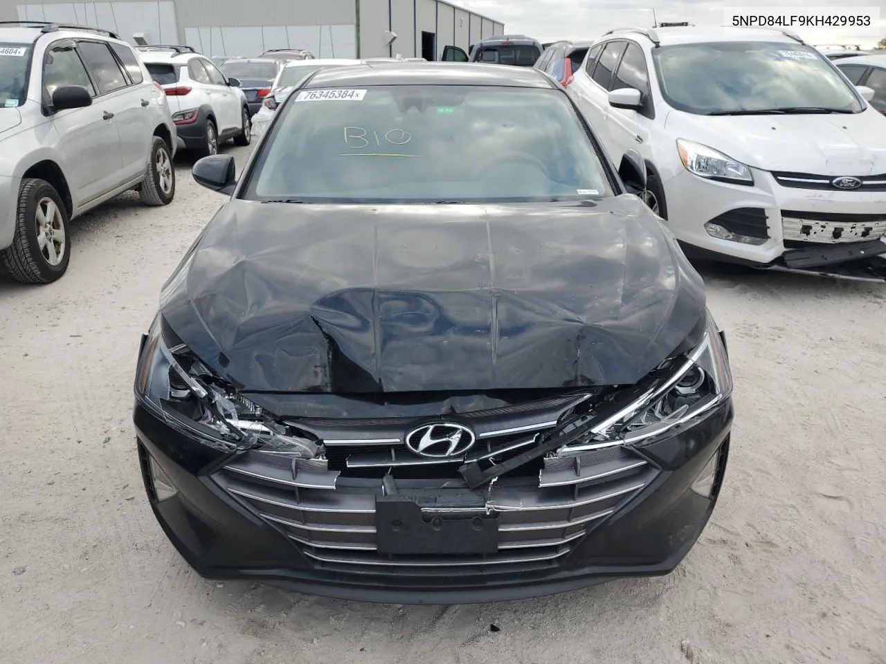 2019 Hyundai Elantra Sel VIN: 5NPD84LF9KH429953 Lot: 76345384