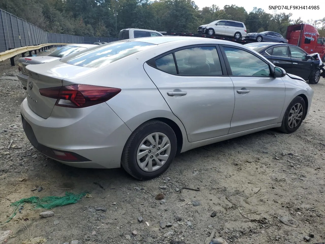 5NPD74LF9KH414985 2019 Hyundai Elantra Se