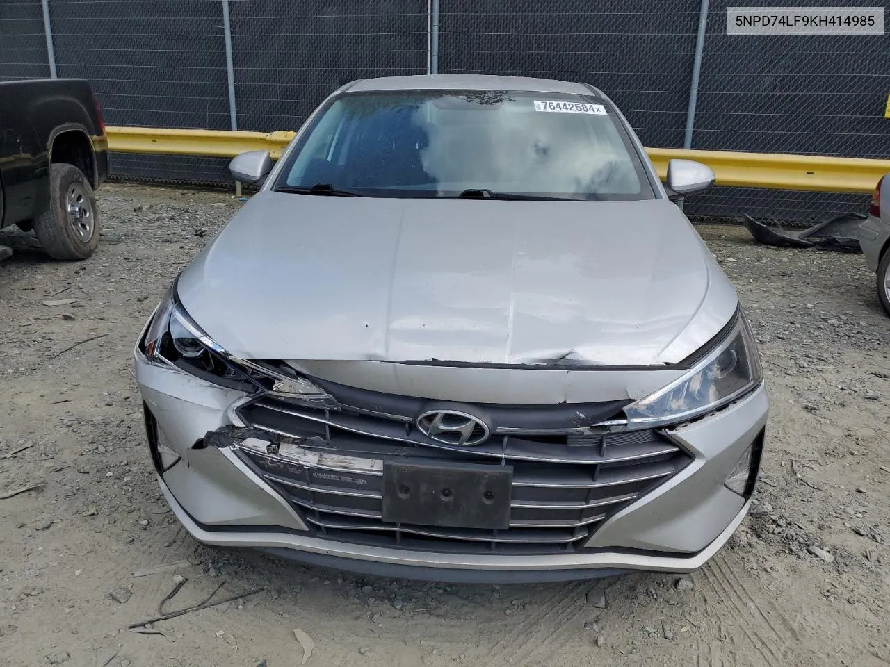 2019 Hyundai Elantra Se VIN: 5NPD74LF9KH414985 Lot: 76442584