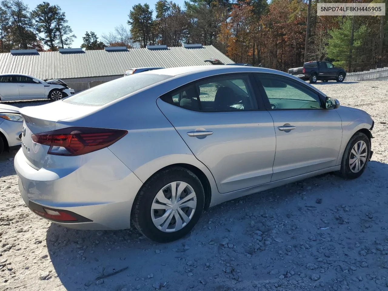 2019 Hyundai Elantra Se VIN: 5NPD74LF8KH445905 Lot: 76465374