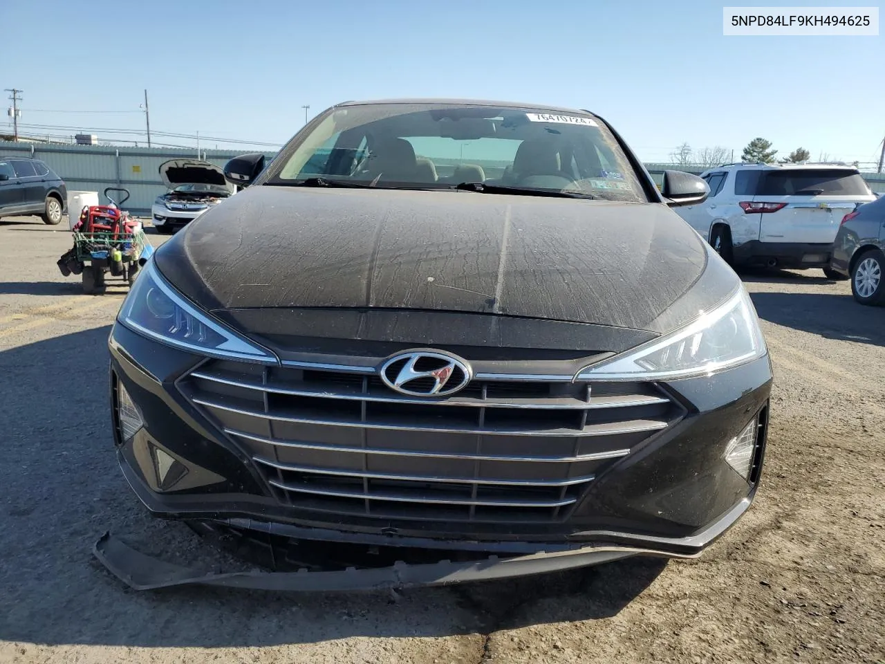 2019 Hyundai Elantra Sel VIN: 5NPD84LF9KH494625 Lot: 76470724