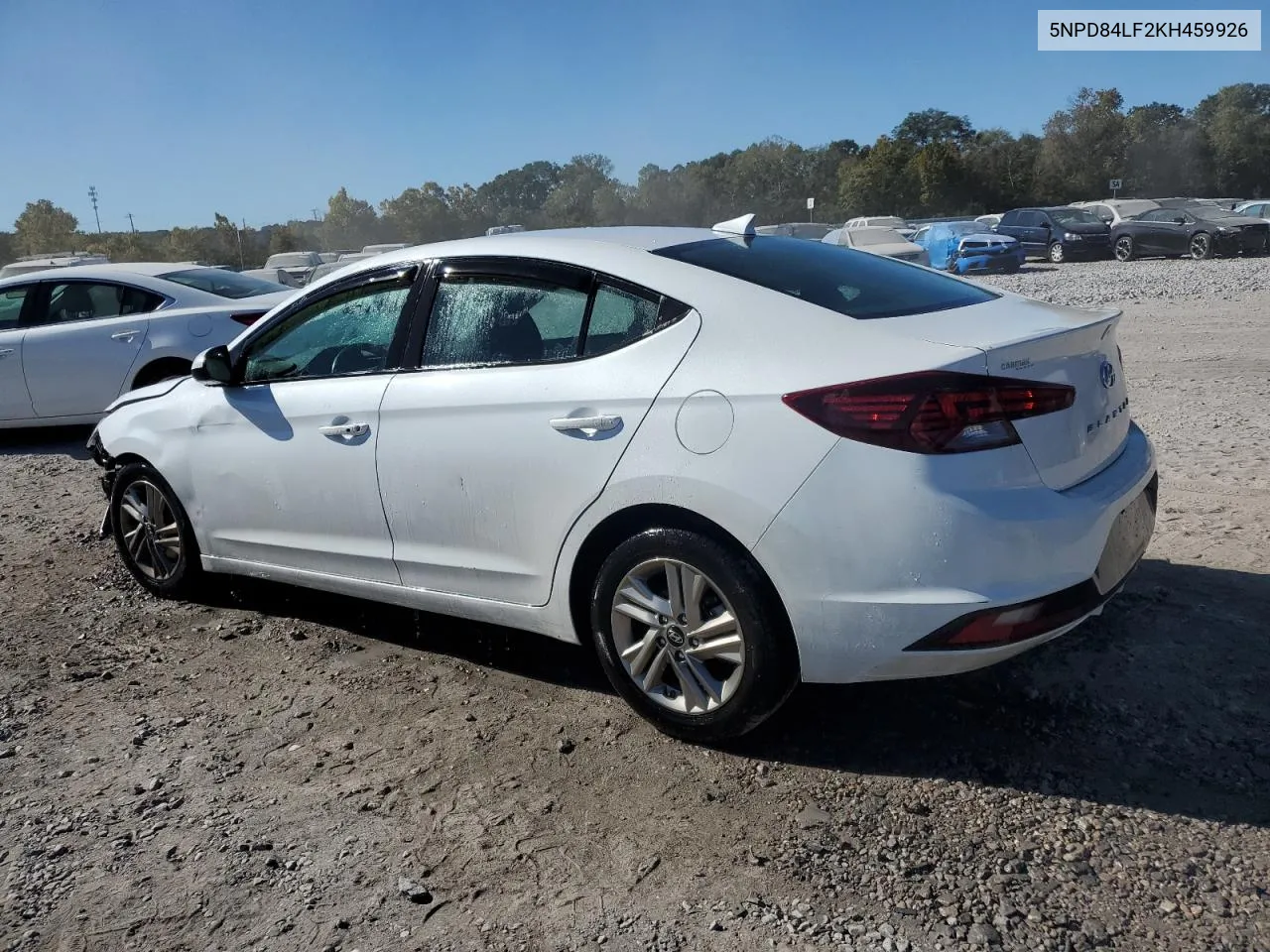 2019 Hyundai Elantra Sel VIN: 5NPD84LF2KH459926 Lot: 76473884