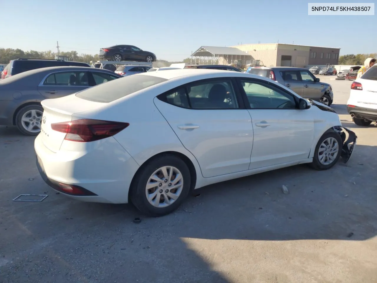 2019 Hyundai Elantra Se VIN: 5NPD74LF5KH438507 Lot: 76517834