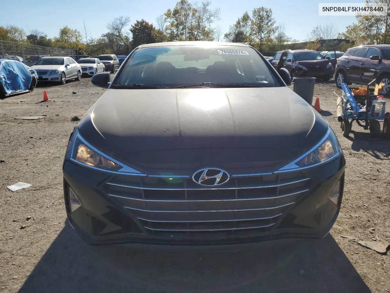 2019 Hyundai Elantra Sel VIN: 5NPD84LF5KH478440 Lot: 76565374