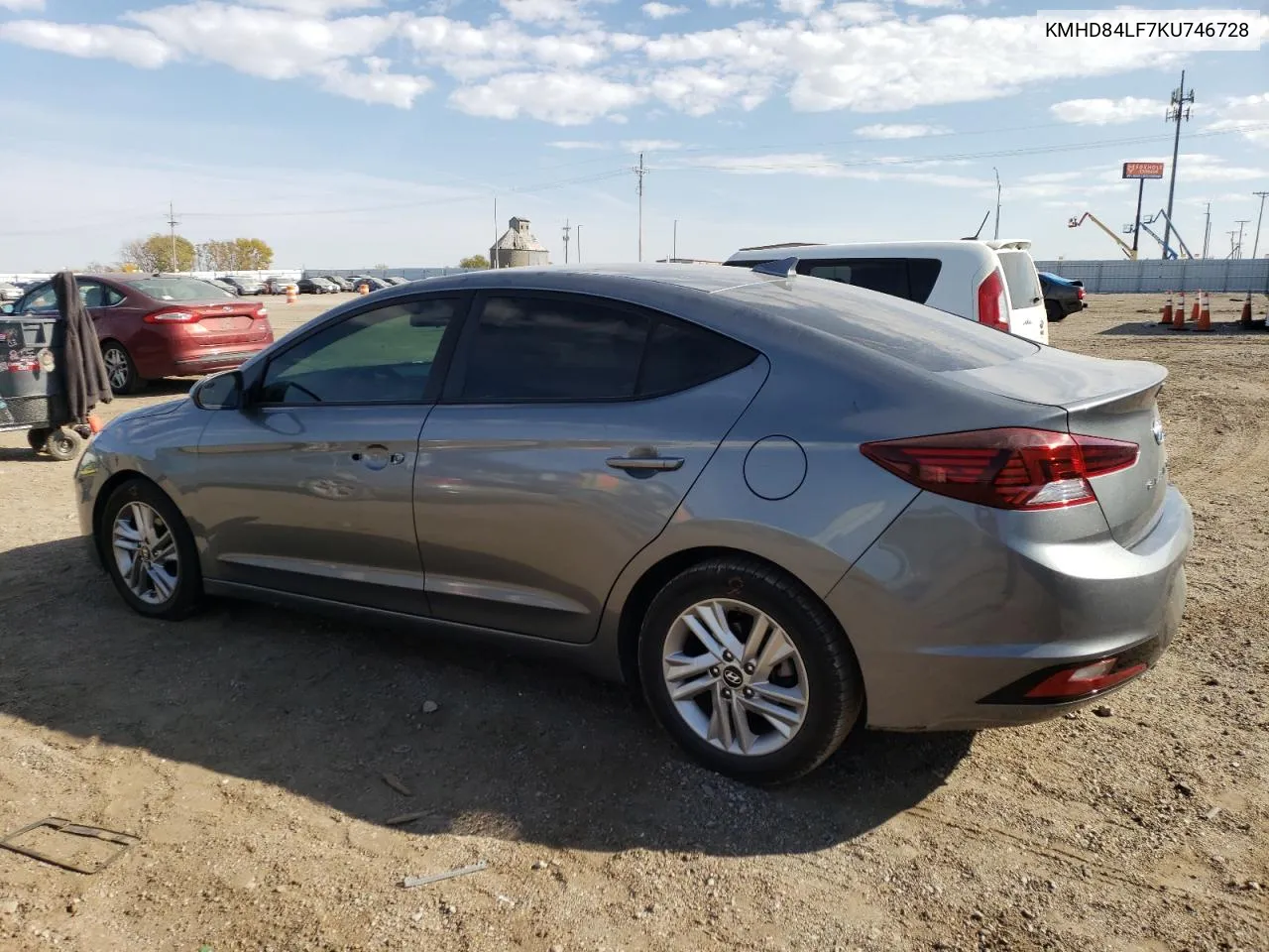 KMHD84LF7KU746728 2019 Hyundai Elantra Sel