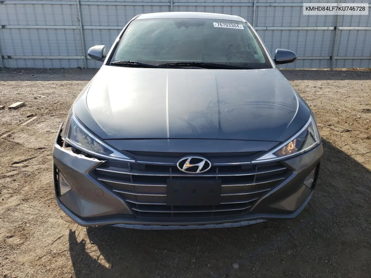 KMHD84LF7KU746728 2019 Hyundai Elantra Sel