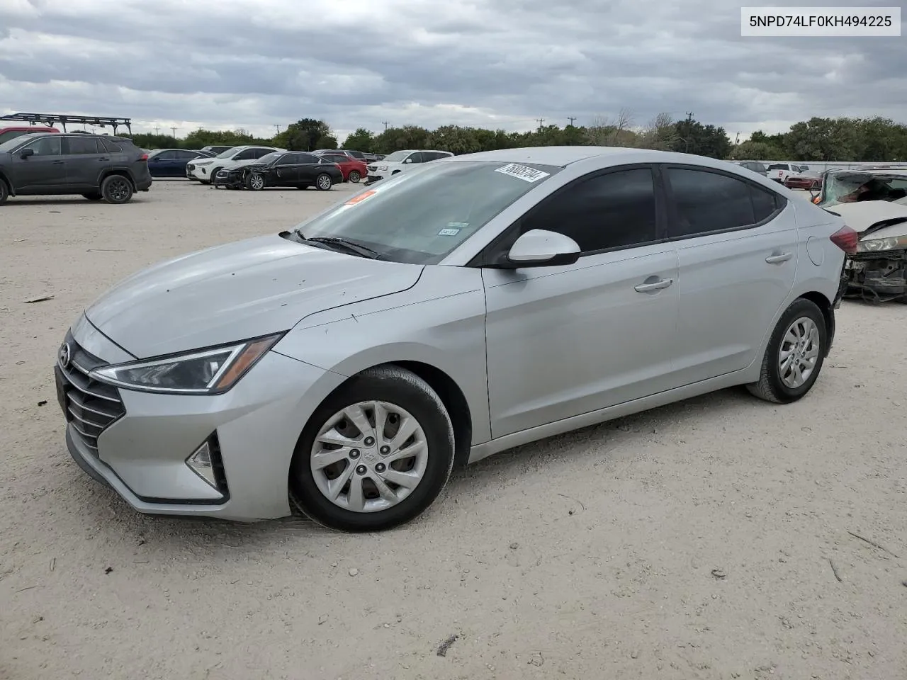 2019 Hyundai Elantra Se VIN: 5NPD74LF0KH494225 Lot: 76805704