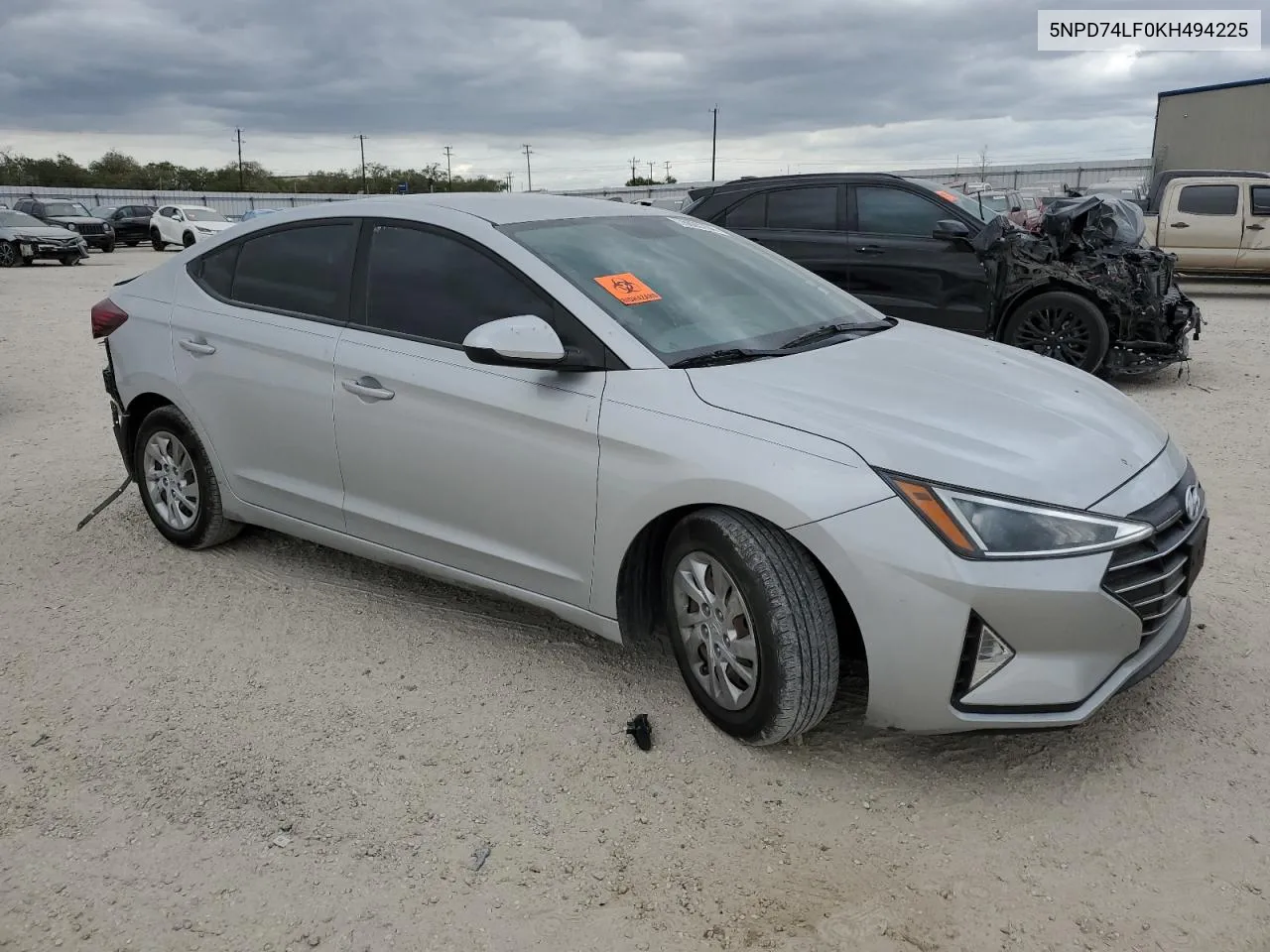 2019 Hyundai Elantra Se VIN: 5NPD74LF0KH494225 Lot: 76805704