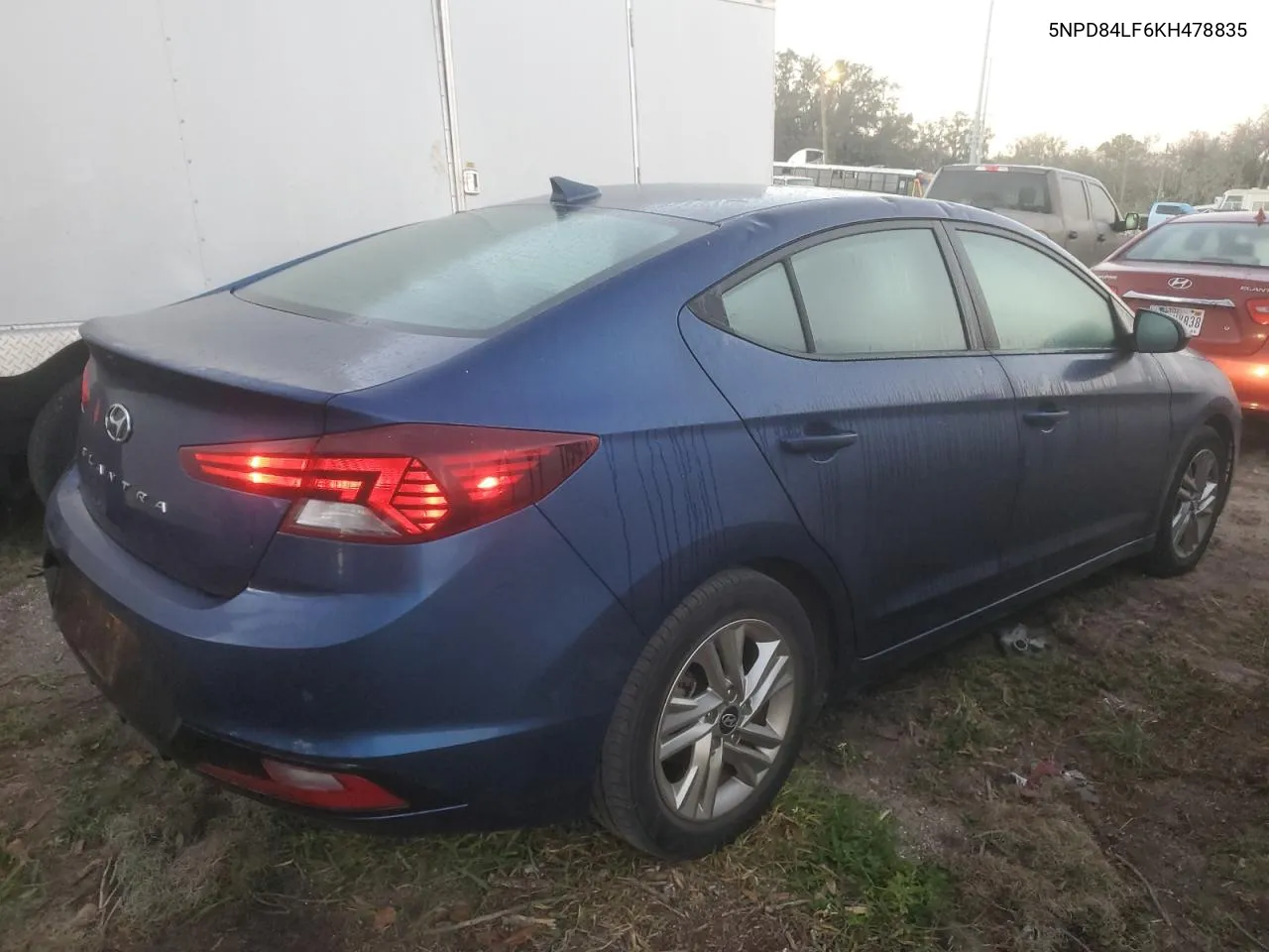 2019 Hyundai Elantra Sel VIN: 5NPD84LF6KH478835 Lot: 77005284