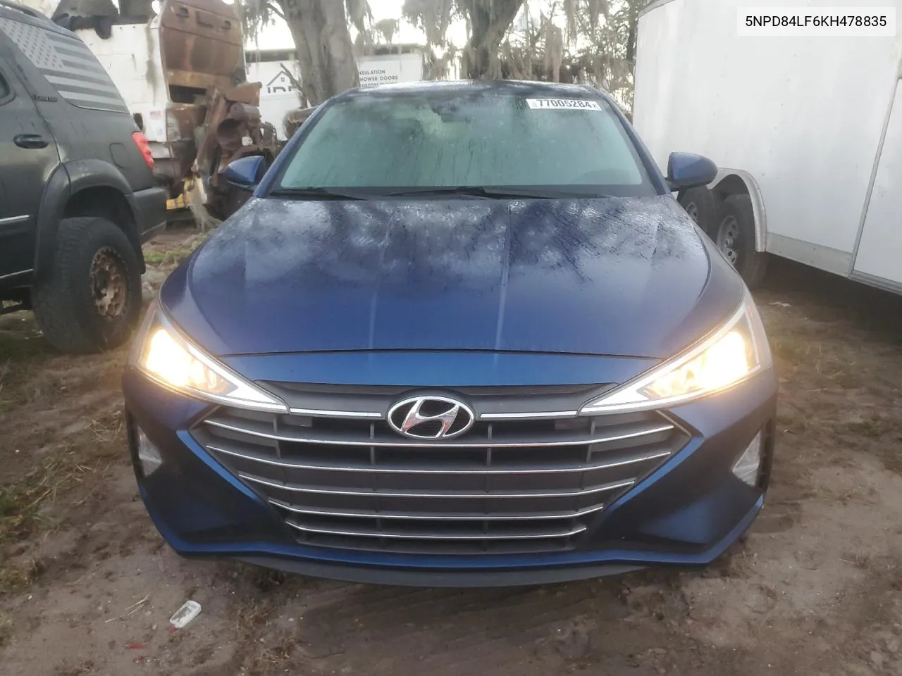 2019 Hyundai Elantra Sel VIN: 5NPD84LF6KH478835 Lot: 77005284