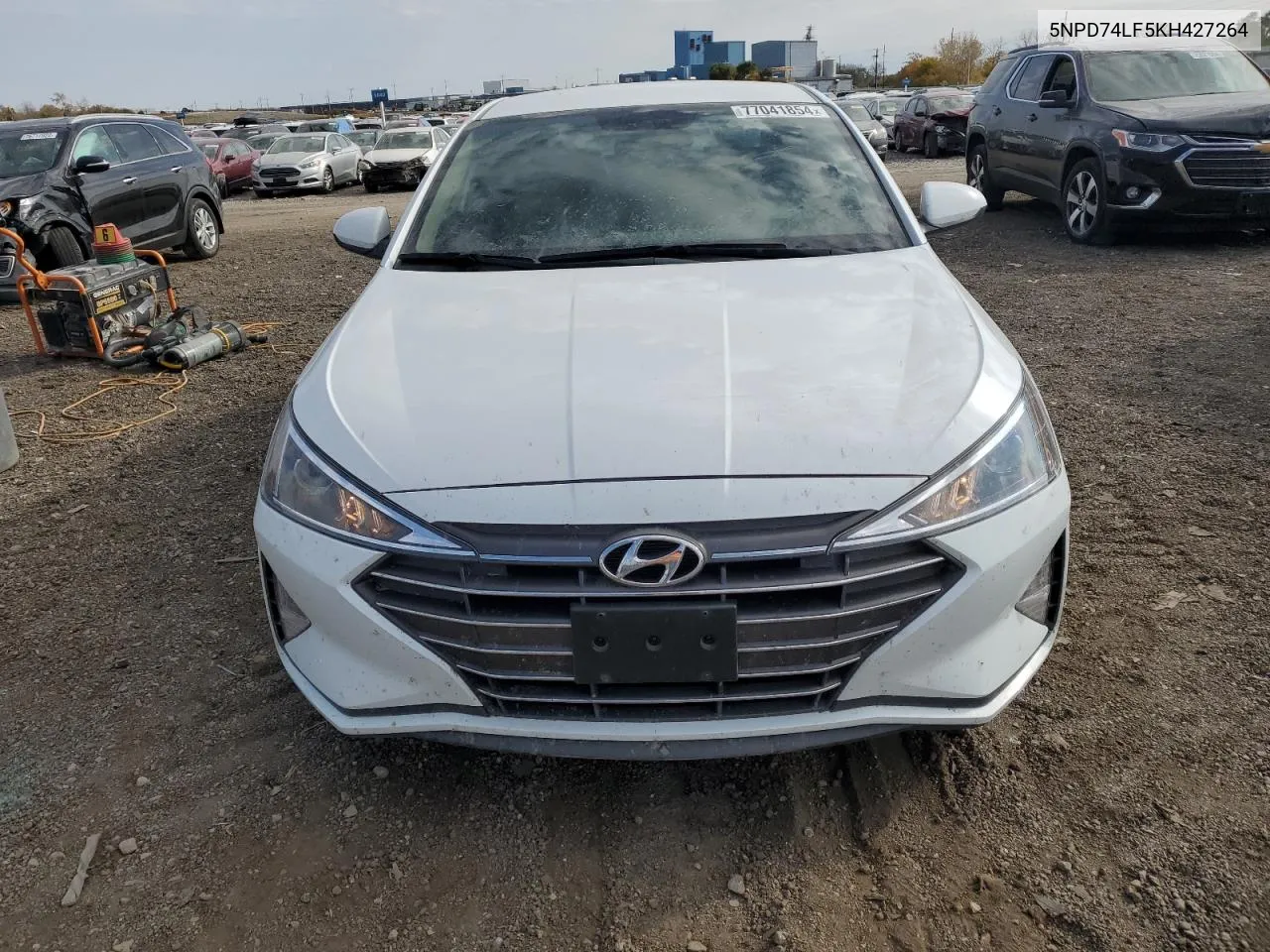 2019 Hyundai Elantra Se VIN: 5NPD74LF5KH427264 Lot: 77041854