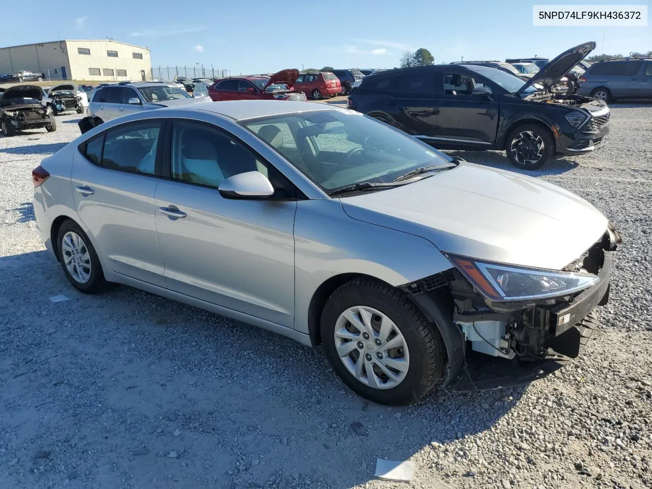 2019 Hyundai Elantra Se VIN: 5NPD74LF9KH436372 Lot: 77059614