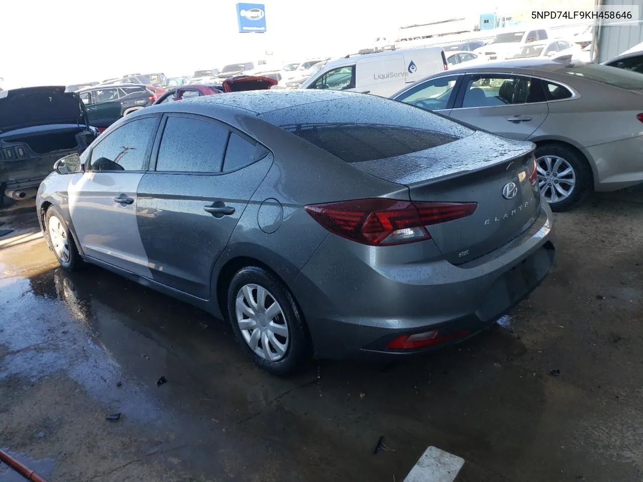 2019 Hyundai Elantra Se VIN: 5NPD74LF9KH458646 Lot: 77181474