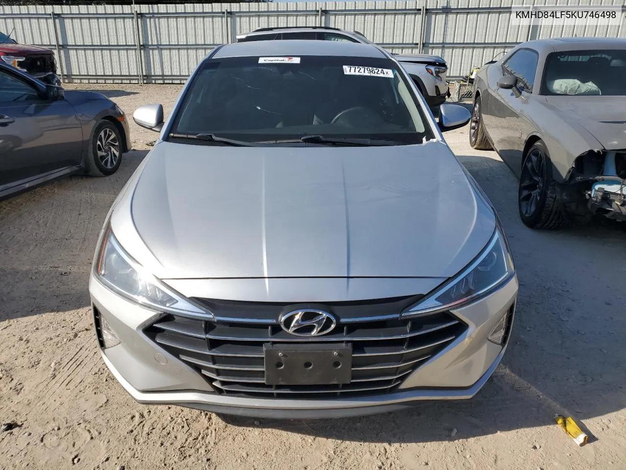 2019 Hyundai Elantra Sel VIN: KMHD84LF5KU746498 Lot: 77279824