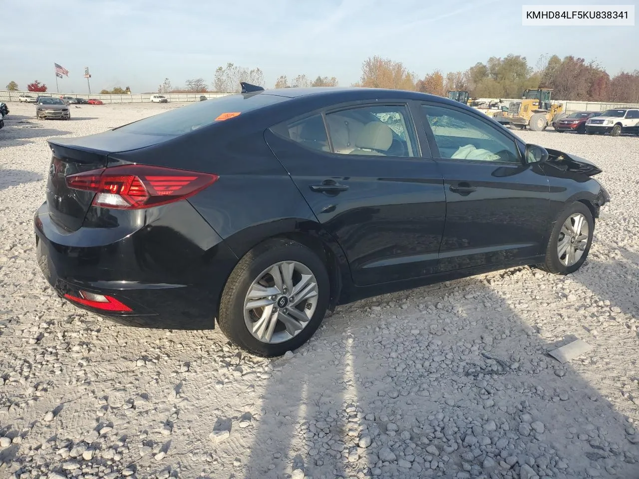 2019 Hyundai Elantra Sel VIN: KMHD84LF5KU838341 Lot: 77281604