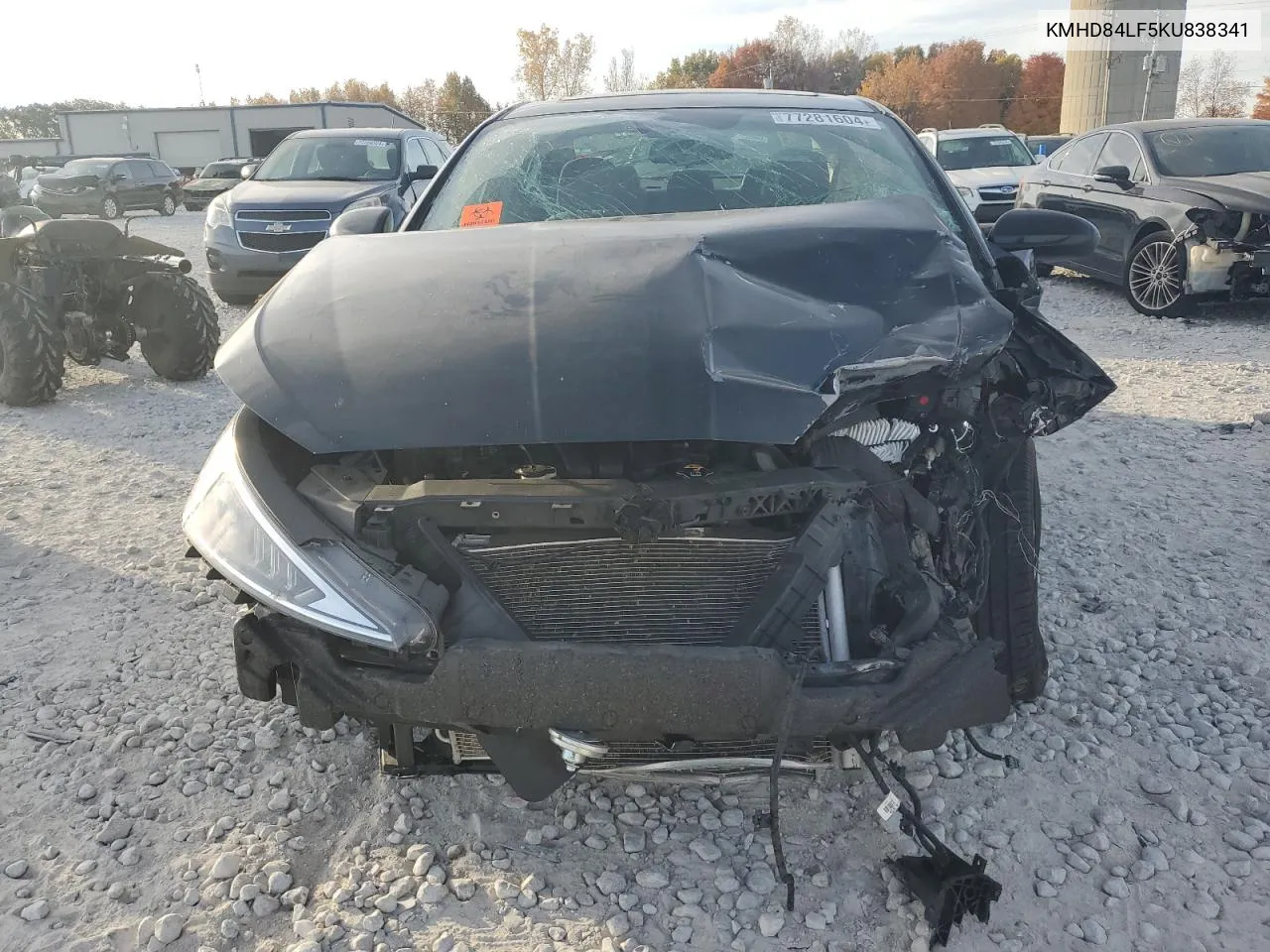 2019 Hyundai Elantra Sel VIN: KMHD84LF5KU838341 Lot: 77281604