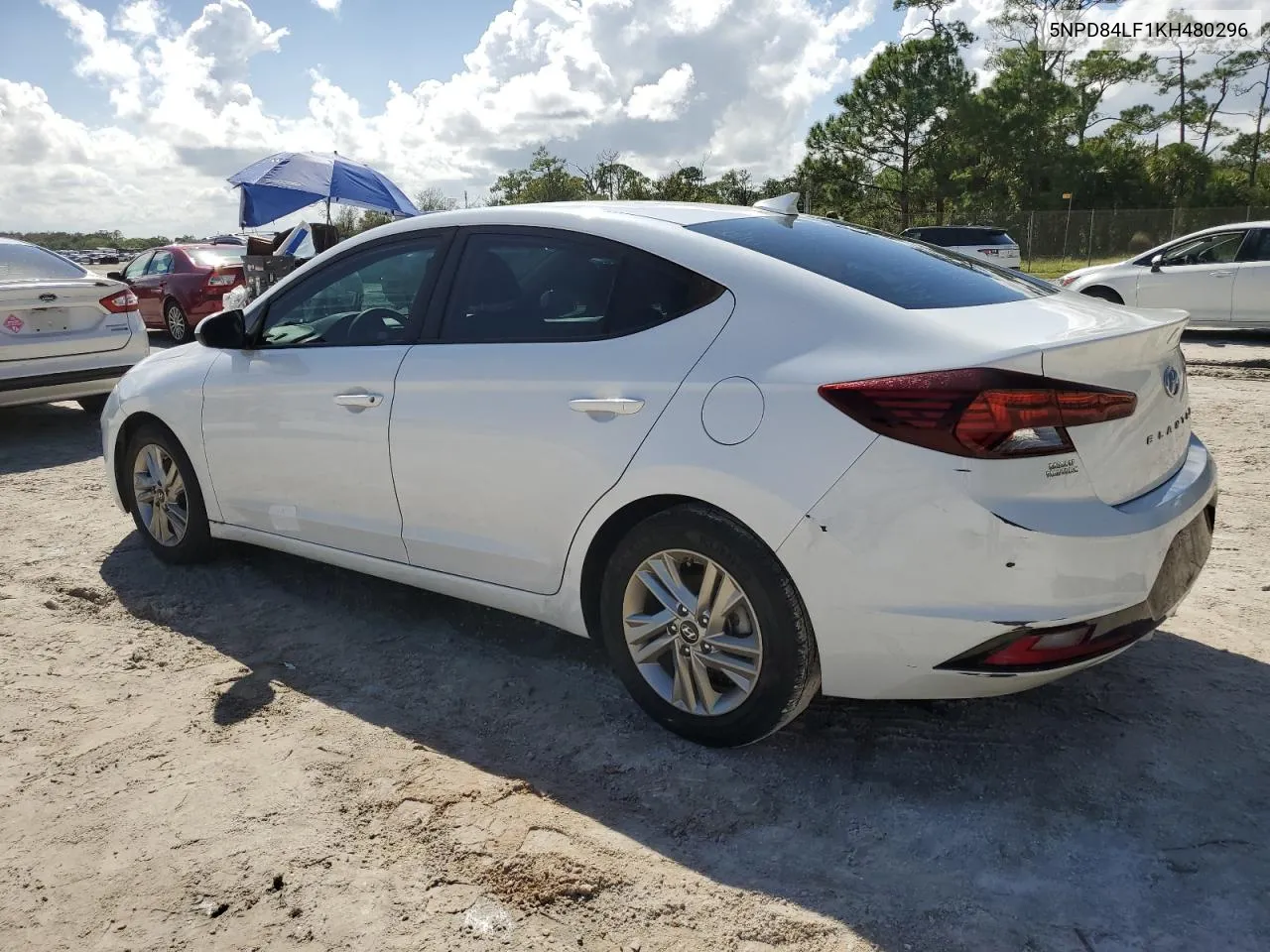 2019 Hyundai Elantra Sel VIN: 5NPD84LF1KH480296 Lot: 77371254