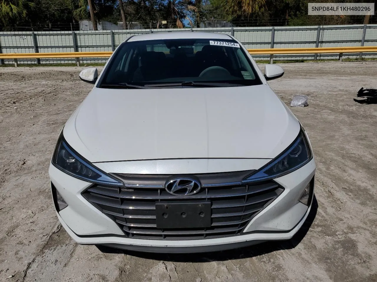 2019 Hyundai Elantra Sel VIN: 5NPD84LF1KH480296 Lot: 77371254