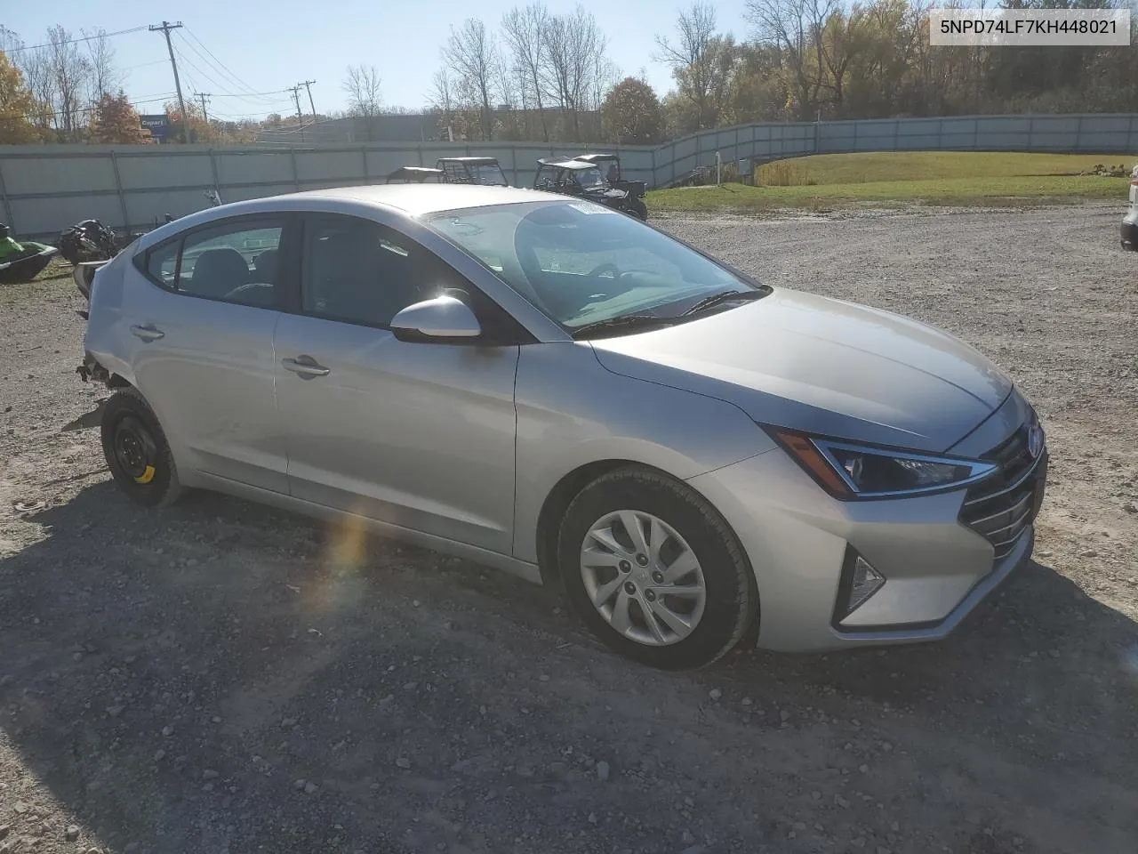 5NPD74LF7KH448021 2019 Hyundai Elantra Se