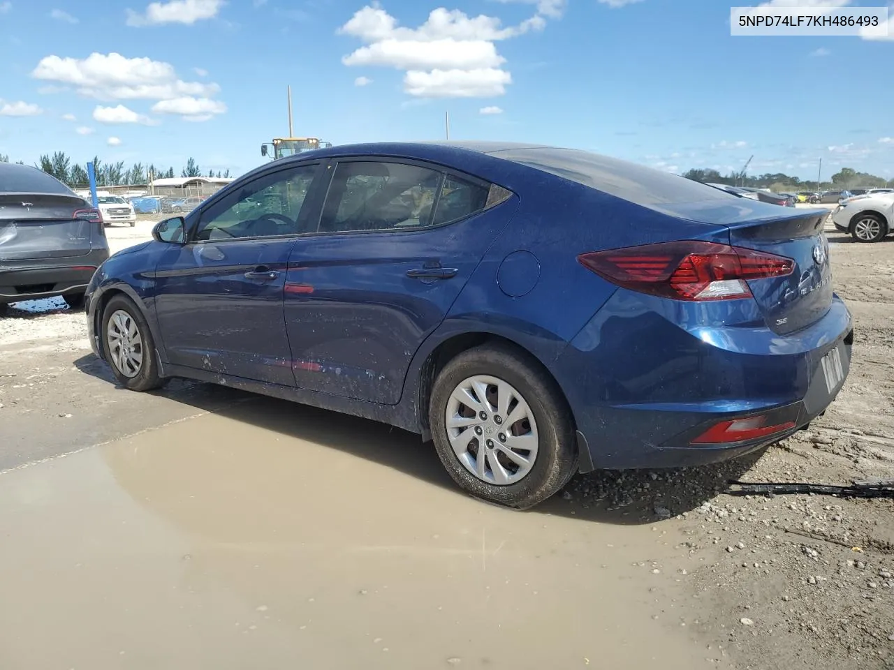 2019 Hyundai Elantra Se VIN: 5NPD74LF7KH486493 Lot: 77436644