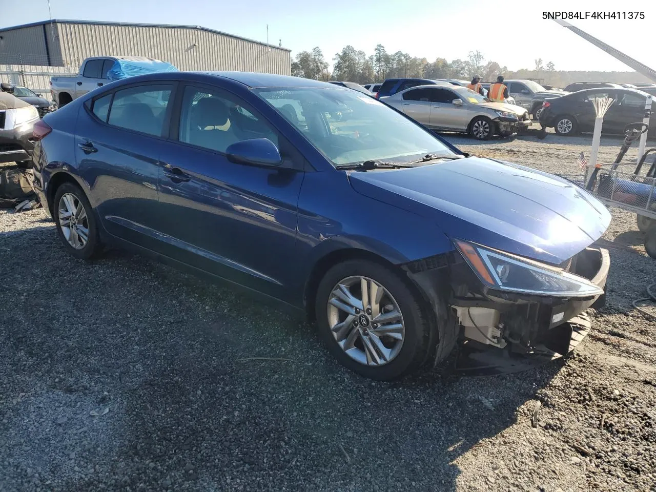 2019 Hyundai Elantra Sel VIN: 5NPD84LF4KH411375 Lot: 77449784