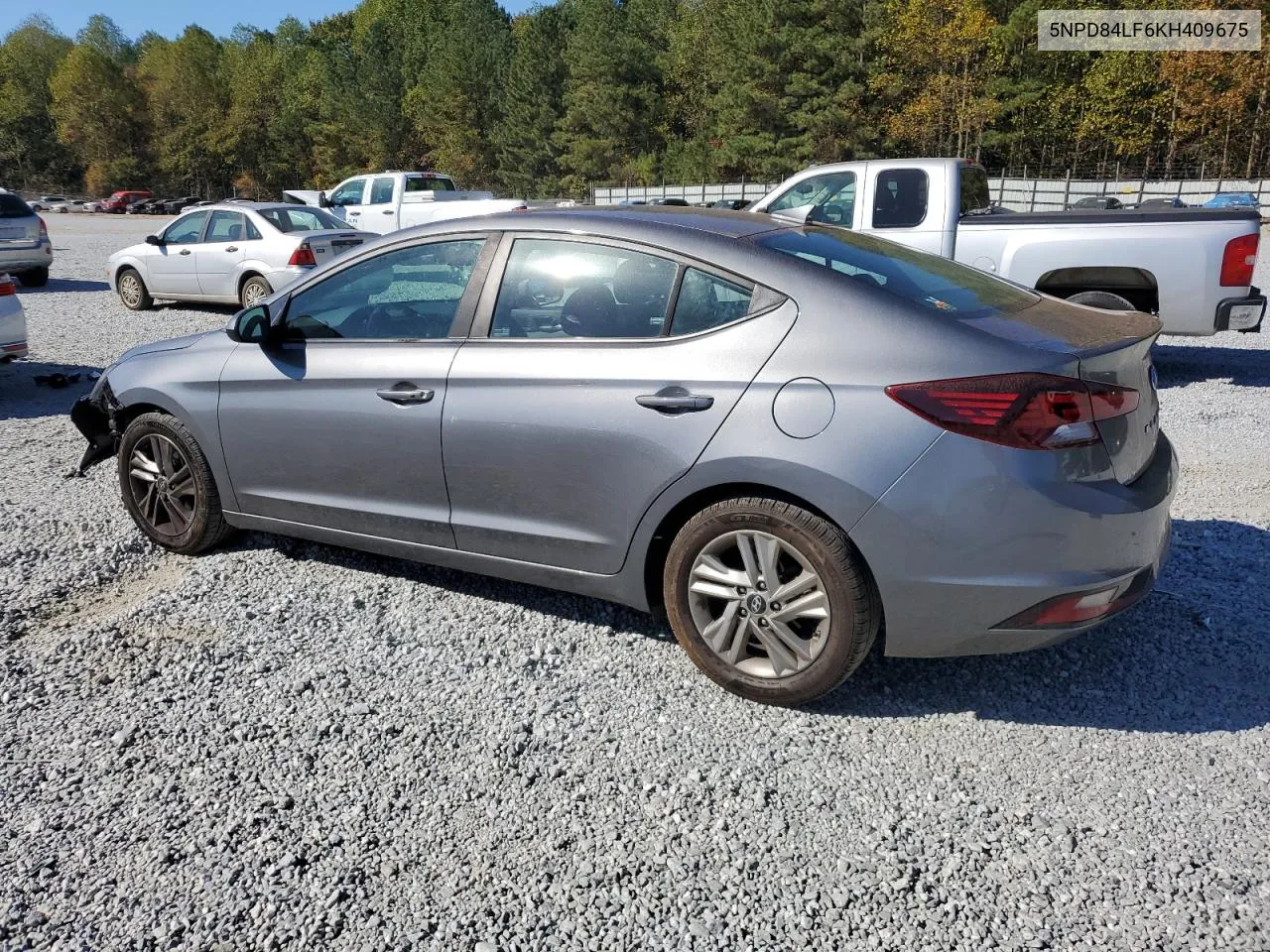 2019 Hyundai Elantra Sel VIN: 5NPD84LF6KH409675 Lot: 77467594