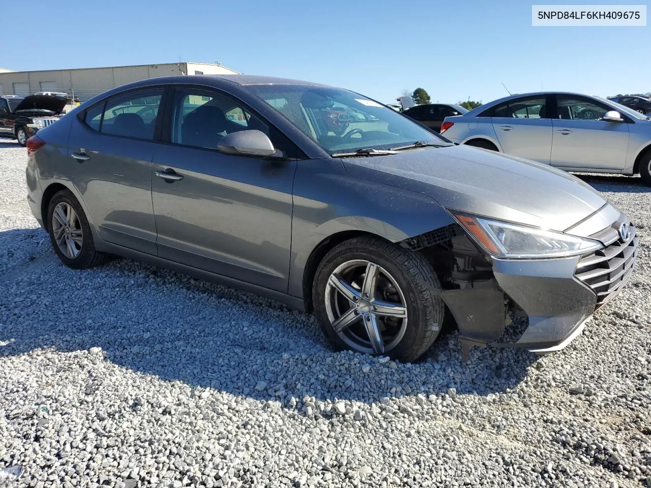 2019 Hyundai Elantra Sel VIN: 5NPD84LF6KH409675 Lot: 77467594