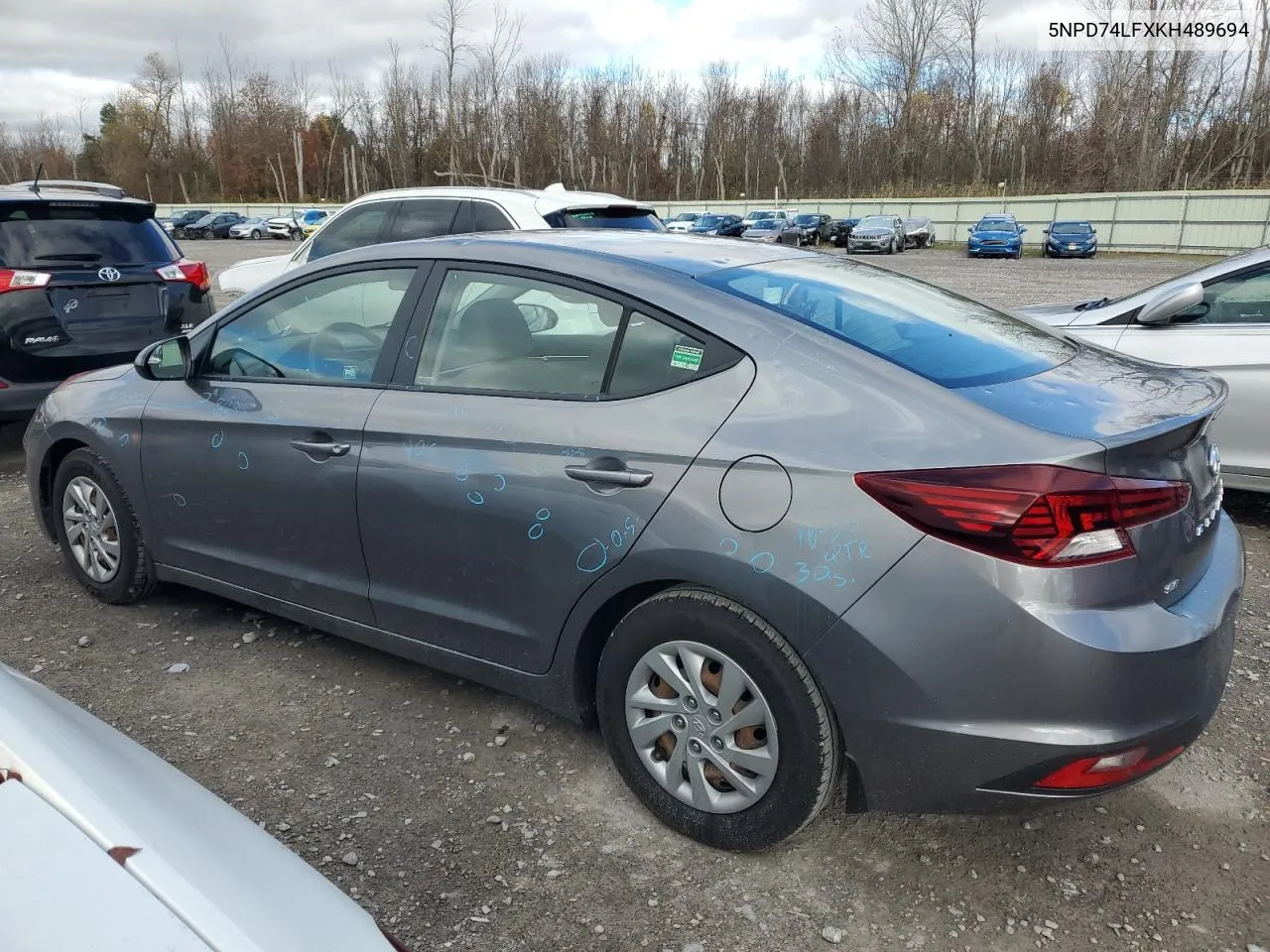 2019 Hyundai Elantra Se VIN: 5NPD74LFXKH489694 Lot: 77493804