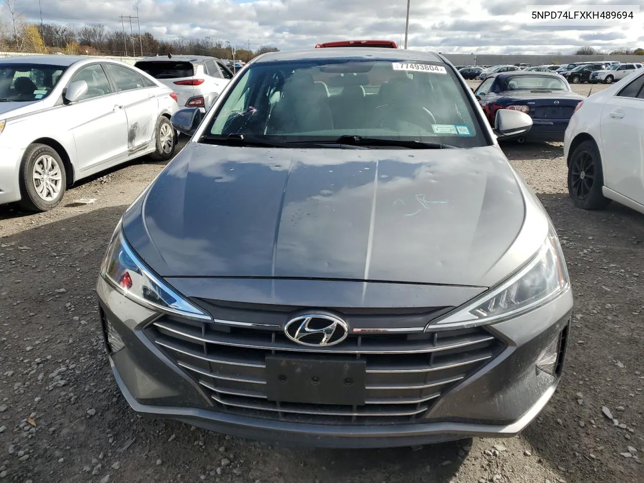 2019 Hyundai Elantra Se VIN: 5NPD74LFXKH489694 Lot: 77493804