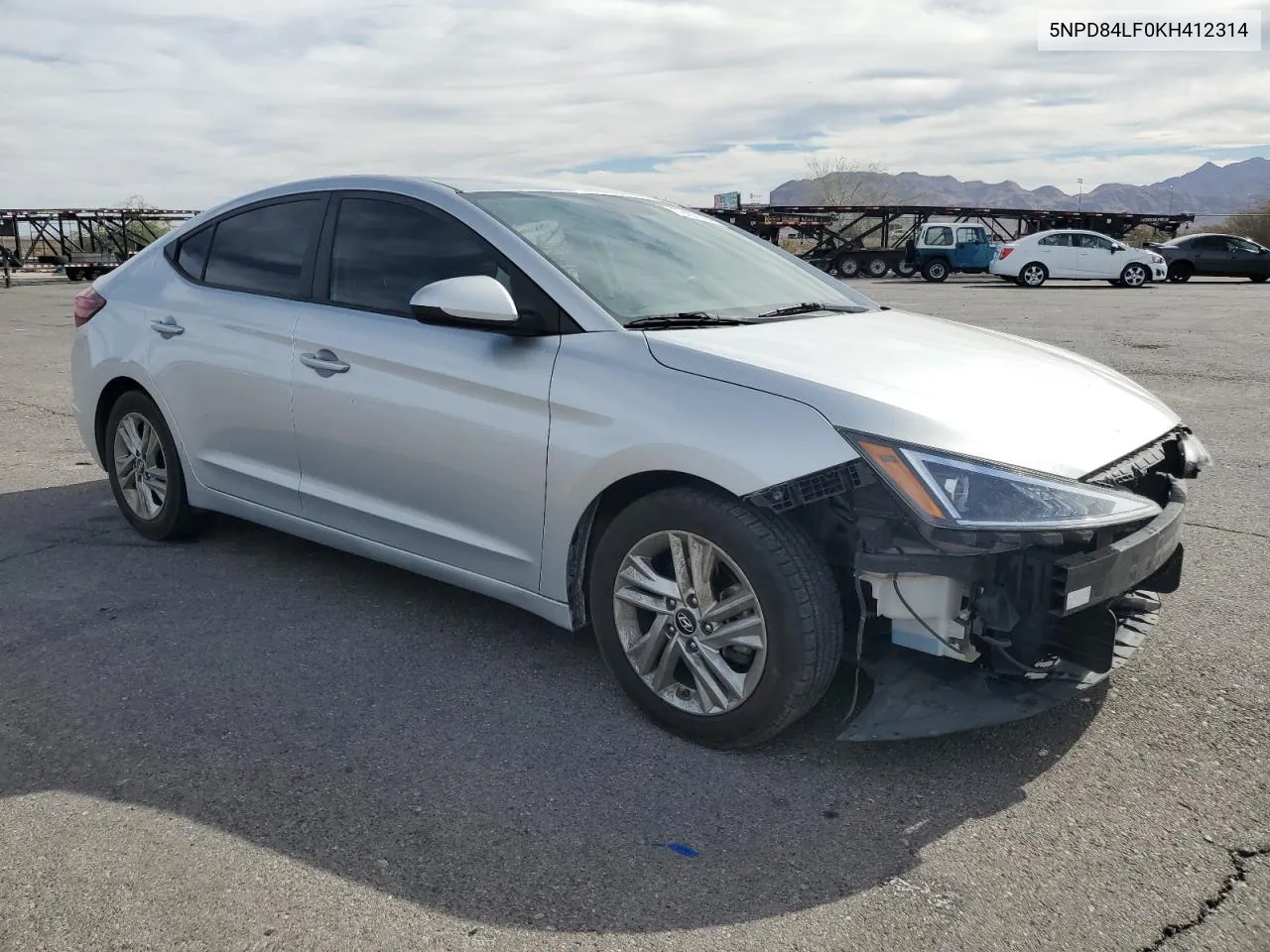 2019 Hyundai Elantra Sel VIN: 5NPD84LF0KH412314 Lot: 77497384