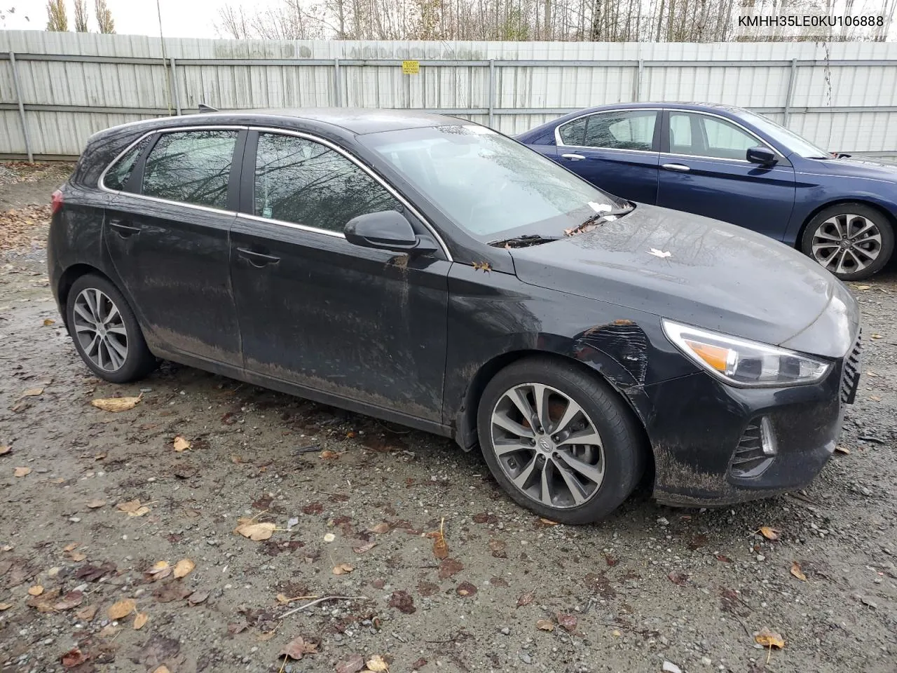 2019 Hyundai Elantra Gt VIN: KMHH35LE0KU106888 Lot: 77572794