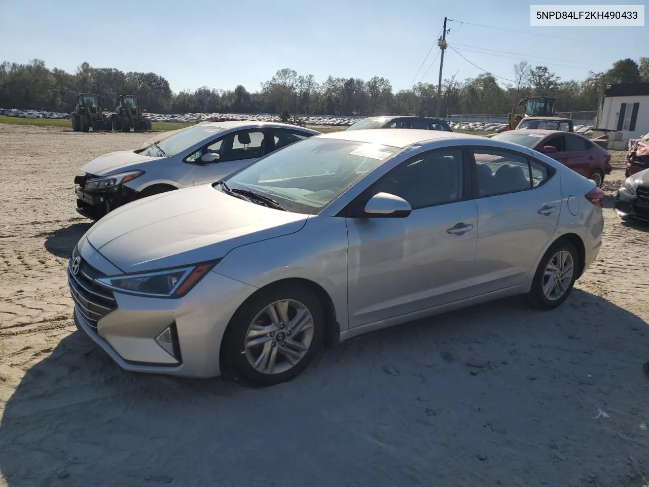 2019 Hyundai Elantra Sel VIN: 5NPD84LF2KH490433 Lot: 77672294