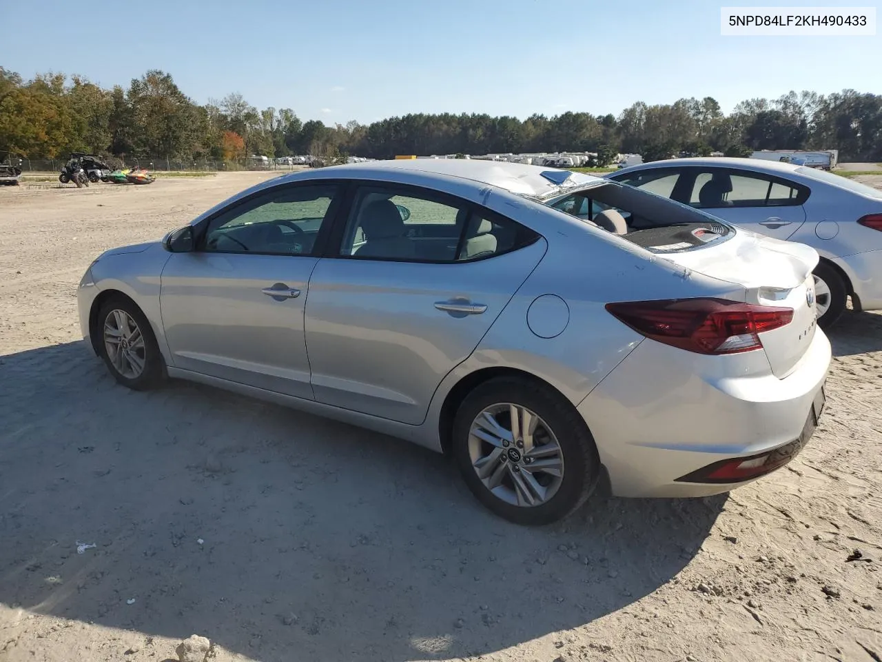 2019 Hyundai Elantra Sel VIN: 5NPD84LF2KH490433 Lot: 77672294